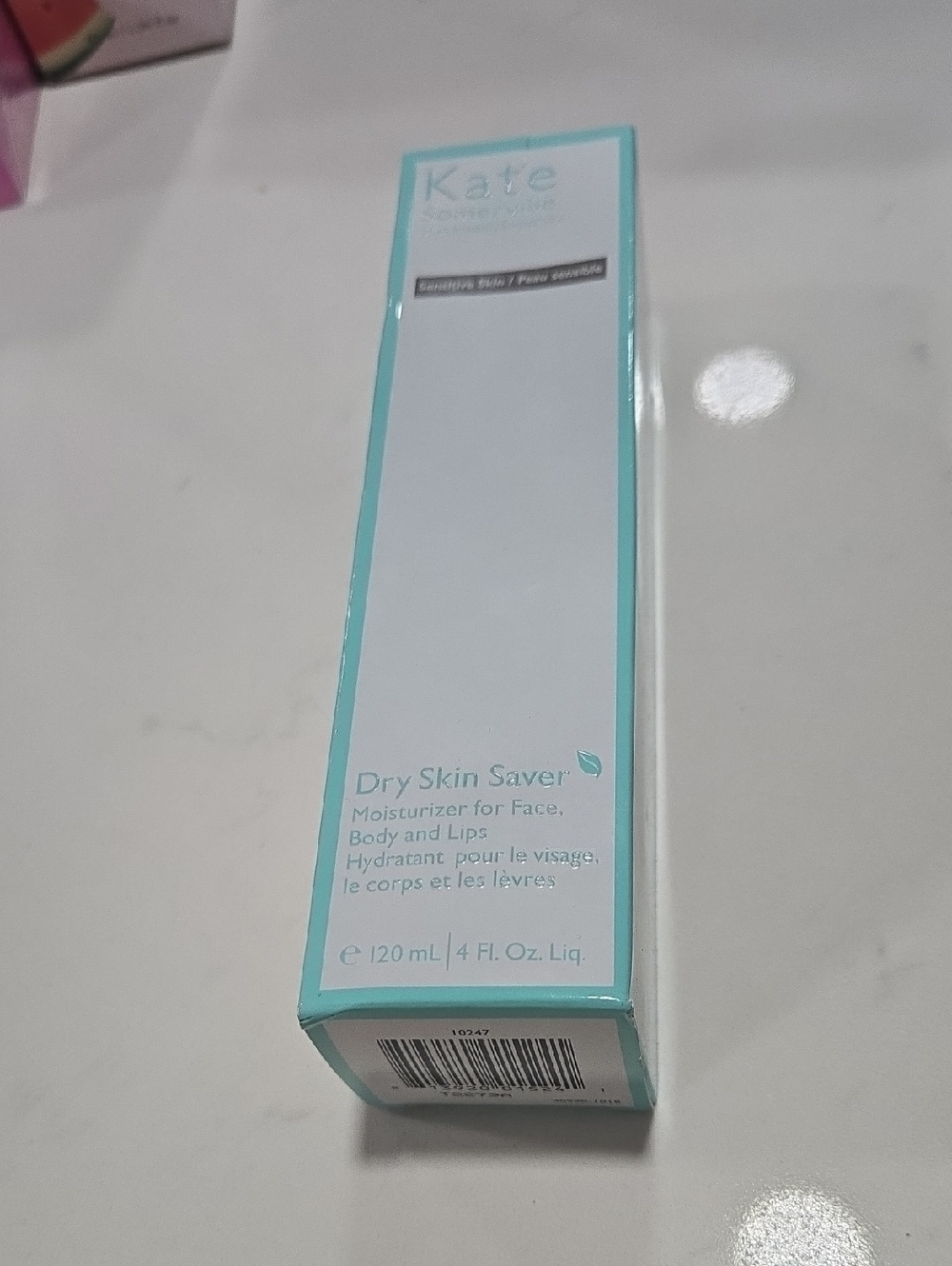 Kate Somerville Moisturizer in Aqua and White Box